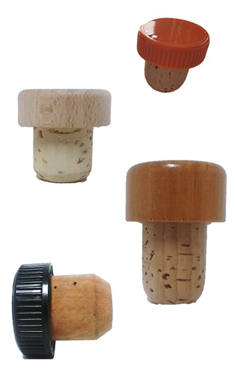 rolhas capsuladas